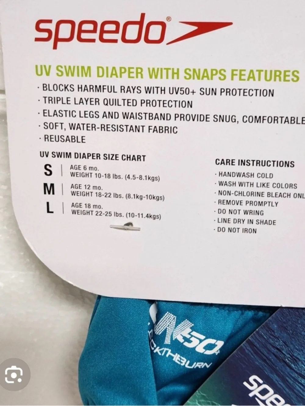 New with Tag SPEEDO  Red Kids Swim Diaper with Colorful Sailboat